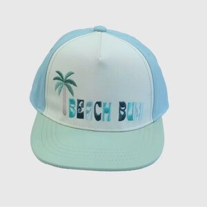 Emerson and Friends Beach Bum Cap with Palm Tree Design - Baby